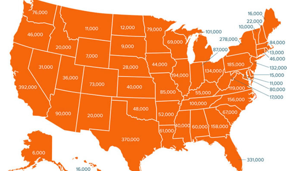 DOL Overtime Map